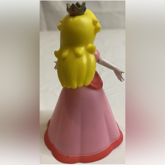 Jakks Pacific Super Mario World of Nintendo PRINCESS PEACH 3” Figure- EUC - Picture 2 of 4